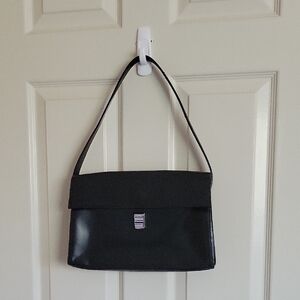 Furla Black Structured Shoulder Bag
